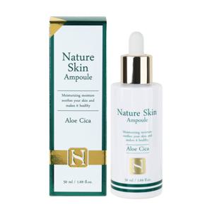푸드어홀릭 네이처 스킨 앰플 50ml 알로에 시카 /주름개선기능성 피부진정 병풀추출물 함유
