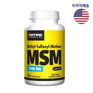 [해외직구] 자로우 도피러스 식이유황 MSM 1000 mg, 120 타블렛