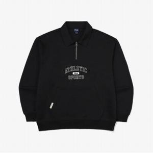 [FILA] 그래픽 반집업 맨투맨 (FS2POG1106X_BLK)