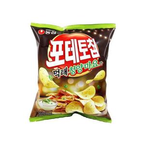 농심 포테토칩 먹태청양마요맛 50g 8봉