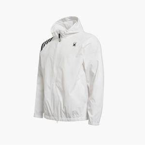 [스파이더] 공용 롱 라드패드 후드 집업 SPIPCNJK302UWHT