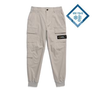 내셔널지오그래픽 N242UPT920 입체 포켓 카고 조거팬츠 BEIGE
