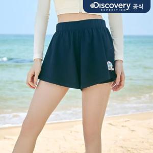 [디스커버리] [고윤정 착용] 여성 핫썸머 A라인 워터쇼츠 (BLACK) DWSB96043-BKS