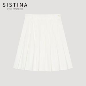 [SISTINA] 인기 클래식 플리츠 스커트_AWWSKO21080_OW