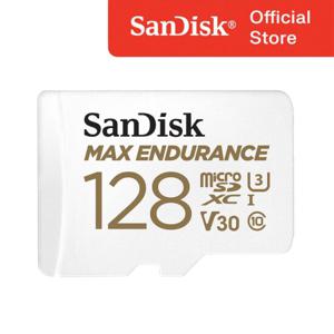 샌디스크 맥스 엔듀런스 microSDHC Card 128GB 128기가 액션캠 블랙박스 CCTV 지속촬영 연속촬영 최적화 극한의내구성 마이크로SD카드 Max Endurance SDSQQVR