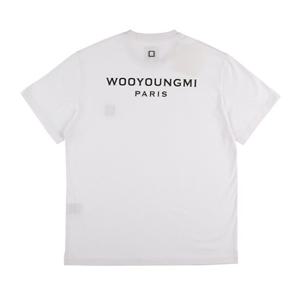 우영미 반팔 W243TS07 701W 백로고 남성반팔티