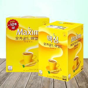 동서 맥심 모카골드 마일드 커피믹스 210T X 2개