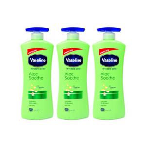 바세린 인텐시브케어 알로에수드로션(600ml)-3개 보습로션 바디로션 알로에로션