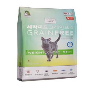 세라피드 고양이 그레인프리 무곡물사료 체중관리 2kg