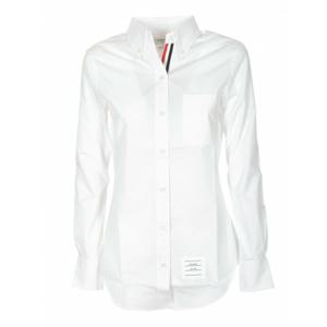 [THOM BROWNE] 여성 셔츠 버튼다운 인 화이트 FLL005E03113100 /8
