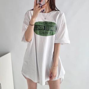 [아이우먼] 언발롱레일박시반팔티 NSK884M501 빅사이즈