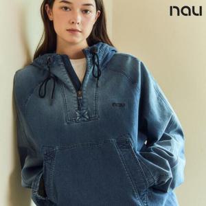 나우  (1NUJKW3907_DM) U 데님그라데이션아노락 DENIM