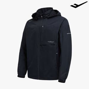 [프로스펙스] 남성 FW 2LAYER 러닝 자켓 PR3MJ24F513 블랙 런닝용 후드 탈부착 자켓