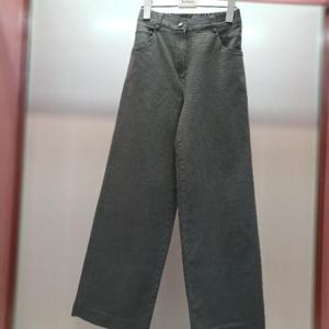 Latium HC06 스판 국내생산 허리반밴딩 어반통 키치온워싱 통와이드 면바지 팬츠 T2521pt02K