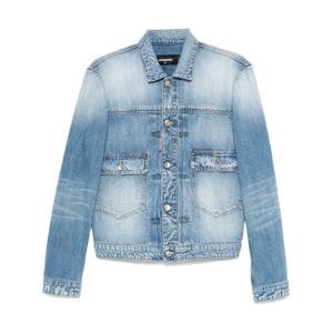 [DSQUARED2] 남성 자켓 헤리티지 데님 S71AN0607S30309 470 네이비 BLUE /9
