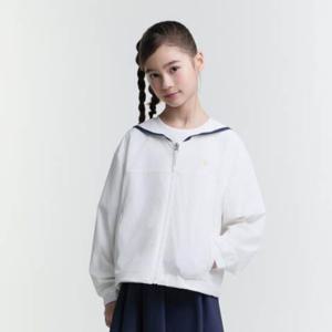 내셔널지오그래픽키즈 K252GJK020 여아 여름 크롭 세일러 바람막이 점퍼 초등 가디건 딜