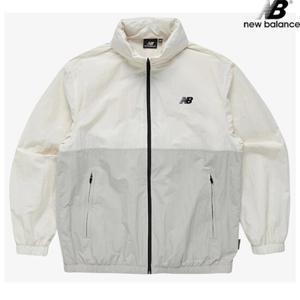뉴발란스 NBNMD21023-GR 에센셜 윈드브레이커 공용 트레이닝 자켓 바람막이
