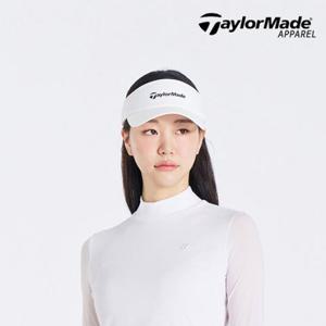 [테일러메이드] 여성 골프 모자 25년 S S 여성용 골프 로고 바이저 TWHVO6622 100(화이트) 여성 골프모자