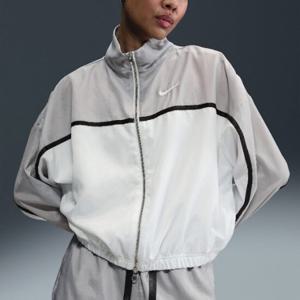 나이키자켓 OQC IB7917-077 나이키 스포츠웨어 여성 바시티 우븐 재킷