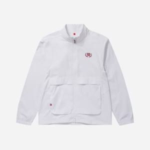 윌슨바람막이 LQC W241001TJK31-WHT 남성 헤리티지로고 바람막이 자켓