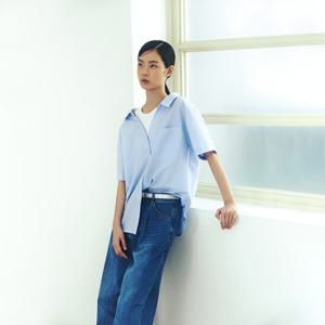 [LAP] 랩 나시 레이어드 스트라이프셔츠 (AR2WB563)