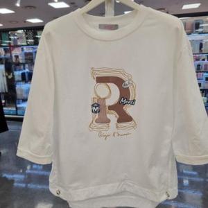 라티움 HC34 여름  앞뒤언발 밑단스트링조절 뒷등판블라우스원단 7부소매 여성티셔츠 T2523ts28