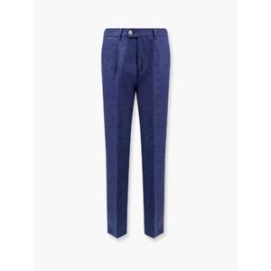 BRUNELLO CUCINELLI Linen, wool and silk trousers with pinces MW482L00H