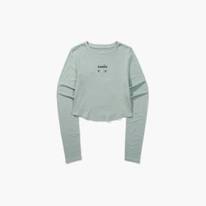 디아도라긴팔티 KQJ D4122LRL11TQL 크래프트 이너 티셔츠 TURQUOISE