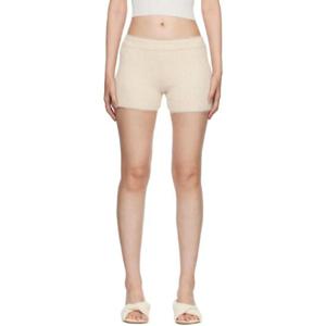 쟈크뮈스 반바지 오프 화이트 르 파피에 르 네베 쇼츠 222553F088004