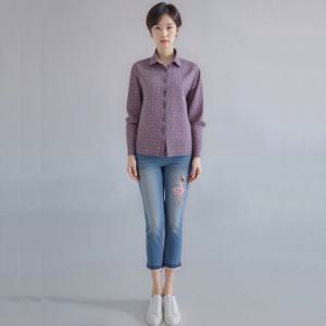 [모라도]24년 봄 여름 중년 여성 블라우스RNS8BL420F-CC