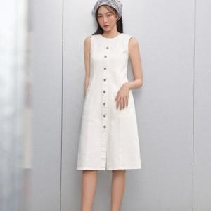 플라스틱아일랜드  뷔스티에 데님 원피스 (PR2DO561)
