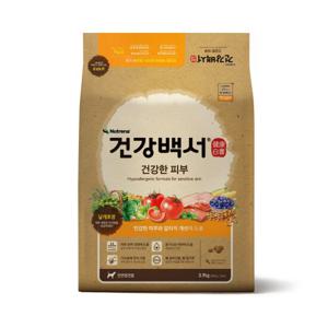 건강백서 건강한피부 2kg 2개(4kg) 강아지 애견 사료