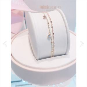 미니골드 14K 폴리시 팔찌 BNKM4238