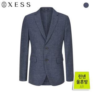 [제스]() 린넨혼방 믹스텍스쳐 패턴 울혼방 봄 자켓(X0BJA2206)