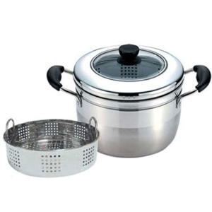 키친플라워 트렌디한 찜냄비 찜기 들통 곰솥 냄비 인덕션 22cm