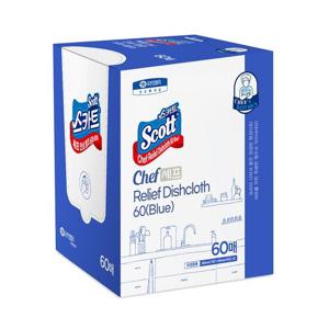 [유한킴벌리] 스카트 셰프 안심 빨아쓰는 행주 60매