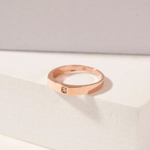 [GB] 데일리 큐빅 포인트 18k GOLD 반지 LRS22006G