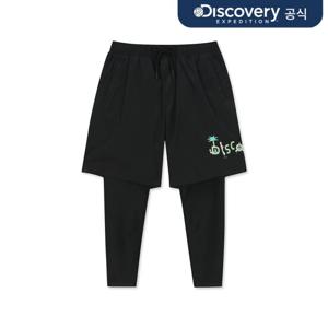 [디스커버리 키즈] 키즈 김다예 콜라보 보드숏 워터레깅스 (BLACK)