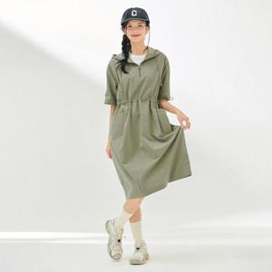 체이스컬트 HC27 여성 경량 후드 원피스 DBRG6173C0V