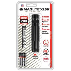 MAG-LITE (마그라이트) 미니 머그라이트 XL50 LED (단 4 개) XL50-S3016Y 블랙