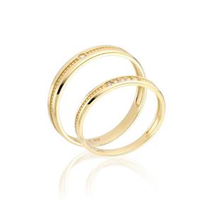 [GB] 소프트 볼 라인 여성 커플링 10K GOLD 반지 LRF24009D