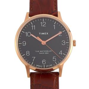 타이멕스 워터베리 클래식 쿼츠 블랙 다이얼 남성용 시계 TW2R71400