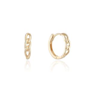 [GB] 트윈 트리플 체인 원터치 10K GOLD 귀걸이 LOTO3011T