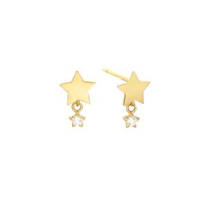 [GB] 미니 별 큐빅 14K GOLD 귀걸이 LPSE1002G