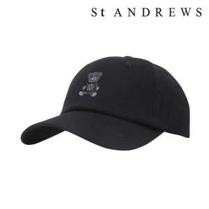 세인트앤드류스  (831E1CPA02BK) 공용 테디베어 자수 볼캡