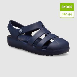 [크록스 본사] 클래식 피셔맨 키즈 네이비 210625-410