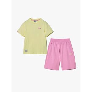 휠라키즈(FILA KIDS) (FK2FSH2101X PYE) 베이직 싱글 상하세트