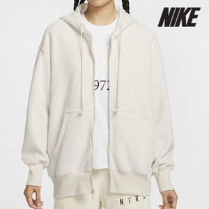 [나이키] 여성용 후드집업 /D11- FZ1268-104 / 우먼스 피닉스 오버사이즈 코지 플리스 풀집 후디