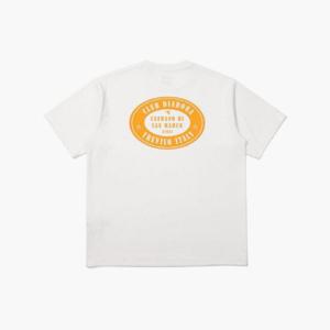 KQJ D4221LRS64OWH 포지타노 서클 로고 반팔 티셔츠 OFF WHITE
