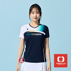 패기앤코 2025SS PSY-6029 여성용 싸이코버드 반팔라운드티